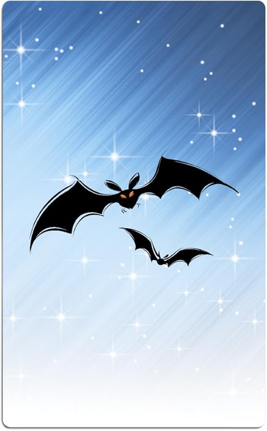 Amazon Sani ファッション メンズ 二つ 舞う コウモリ イラスト マイクロファイバー 肌触りも良い バスタオル ビーチタオル 夏 男女兼用 80x130cm バスタオル ホーム キッチン オンライン通販