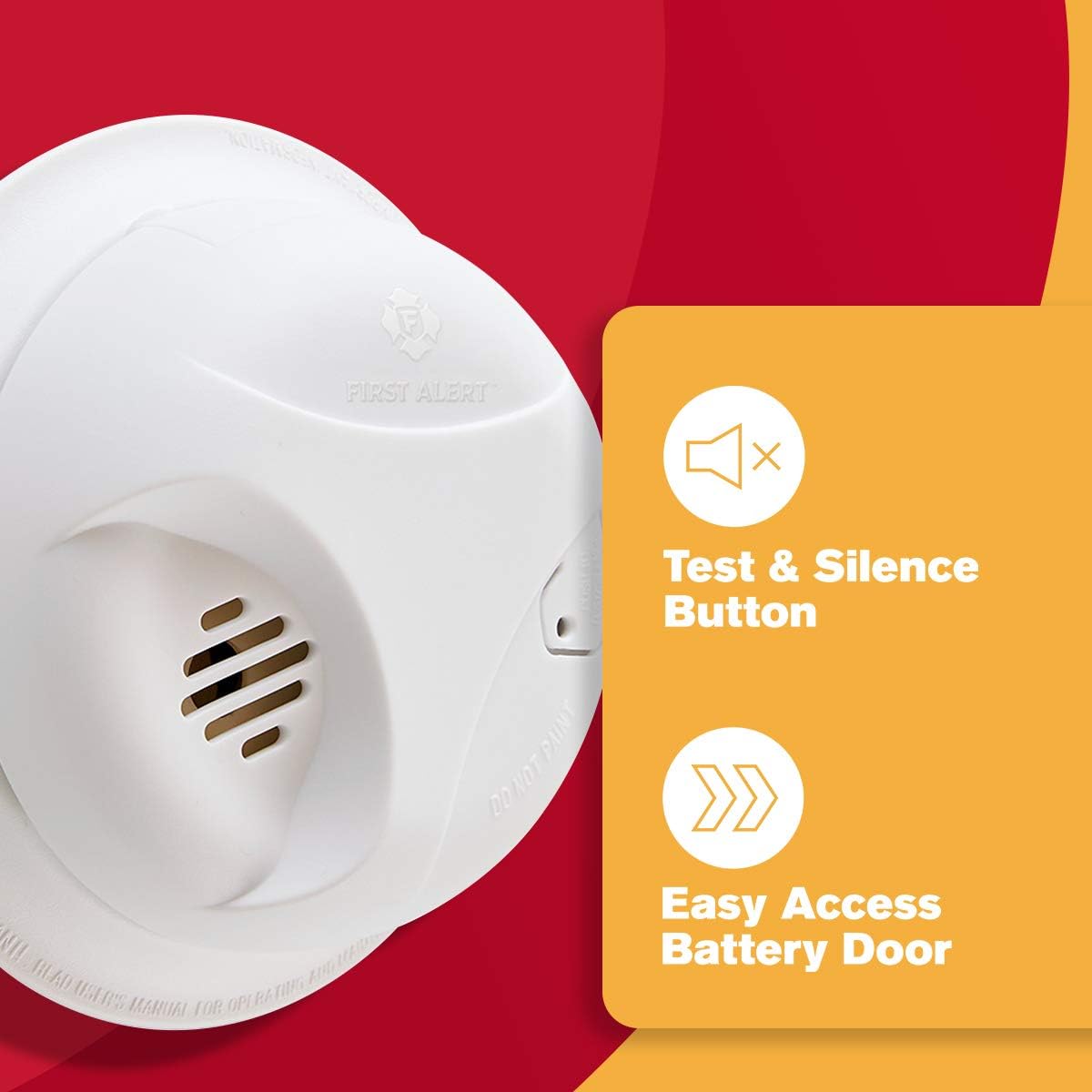 First Alert Battery Powered Smoke Alarm with Silence Button, SA303CN3 - Smoke Detectors - 