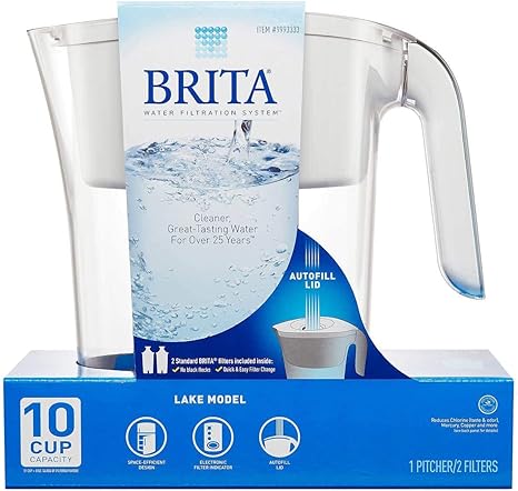 Brita Wave Filtree Filtre A Eau Pichet 10 Tasses Contenance