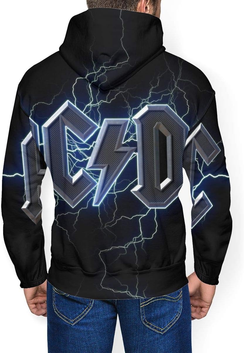 Amazon Com Others Unisex Thick Music Acdc Hoodies Drawstring Jacket With Pocket Sweatshirts For Men Clothing
