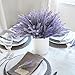 Butterfly Craze Lifelike Artificial Lavender Plants - Perfect for Crafting, Home Decor, and Weddings, Pair with Fake/Dried Flowers Like Purple Roses, Nearly Natural Faux Silk Flowers, 8-Piece Bundle