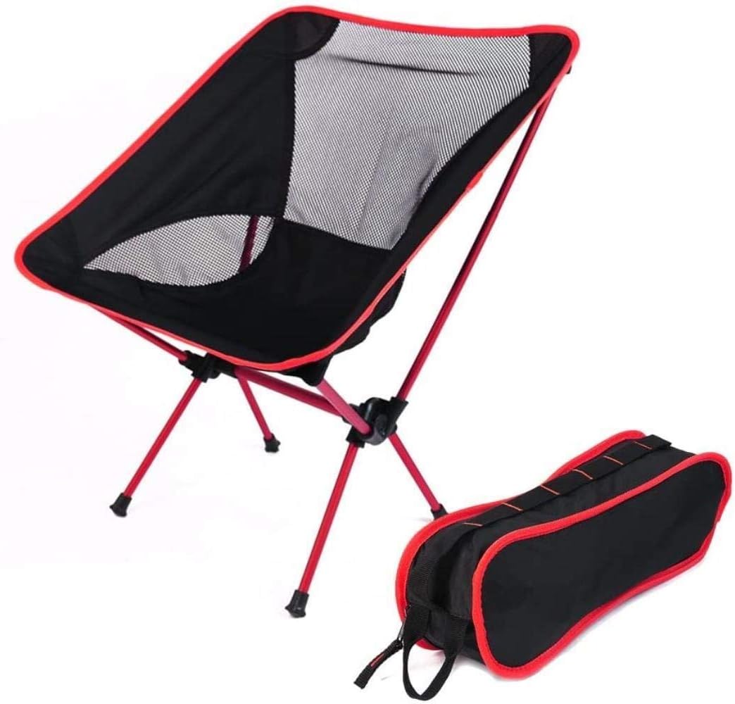 Woodtree Portable Camping Chair, Compact Ultralight Folding Backpacking