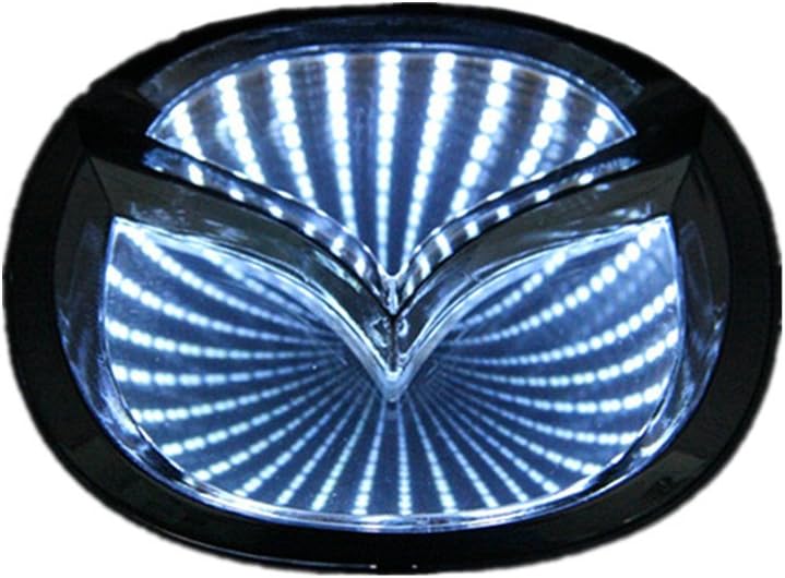 Car 3D reflective LED logo emblem badge sticker lights for Mazda 6 M6
