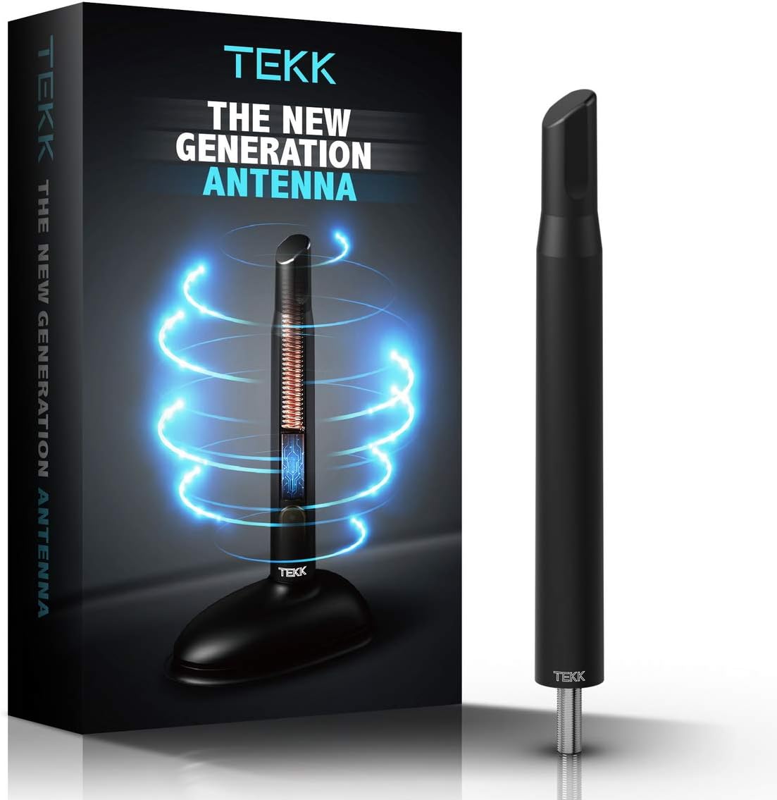 TEKK Short Antenna Replacement for Dodge RAM Trucks 2009-2020 |Designed for Optimized FM/AM Reception | 4.8 Inches