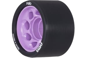 Radar Wheels - Halo - Roller Skate Wheels - 4 Pack of 38mm x 59mm Wheels | Purple 84A