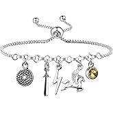 WSNANG Novel Lover Keychain Horse Pendant Charm Bracelet Necklace Greek Mythology Lover Jewelry Gift for Fans