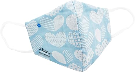Amazon Co Jp タオル美術館 Kippis キッピス シュダン 北欧 ガーゼマスク ハイドロ銀チタン 抗菌 ブルー ふつう 70 約 14 5cm ホーム キッチン