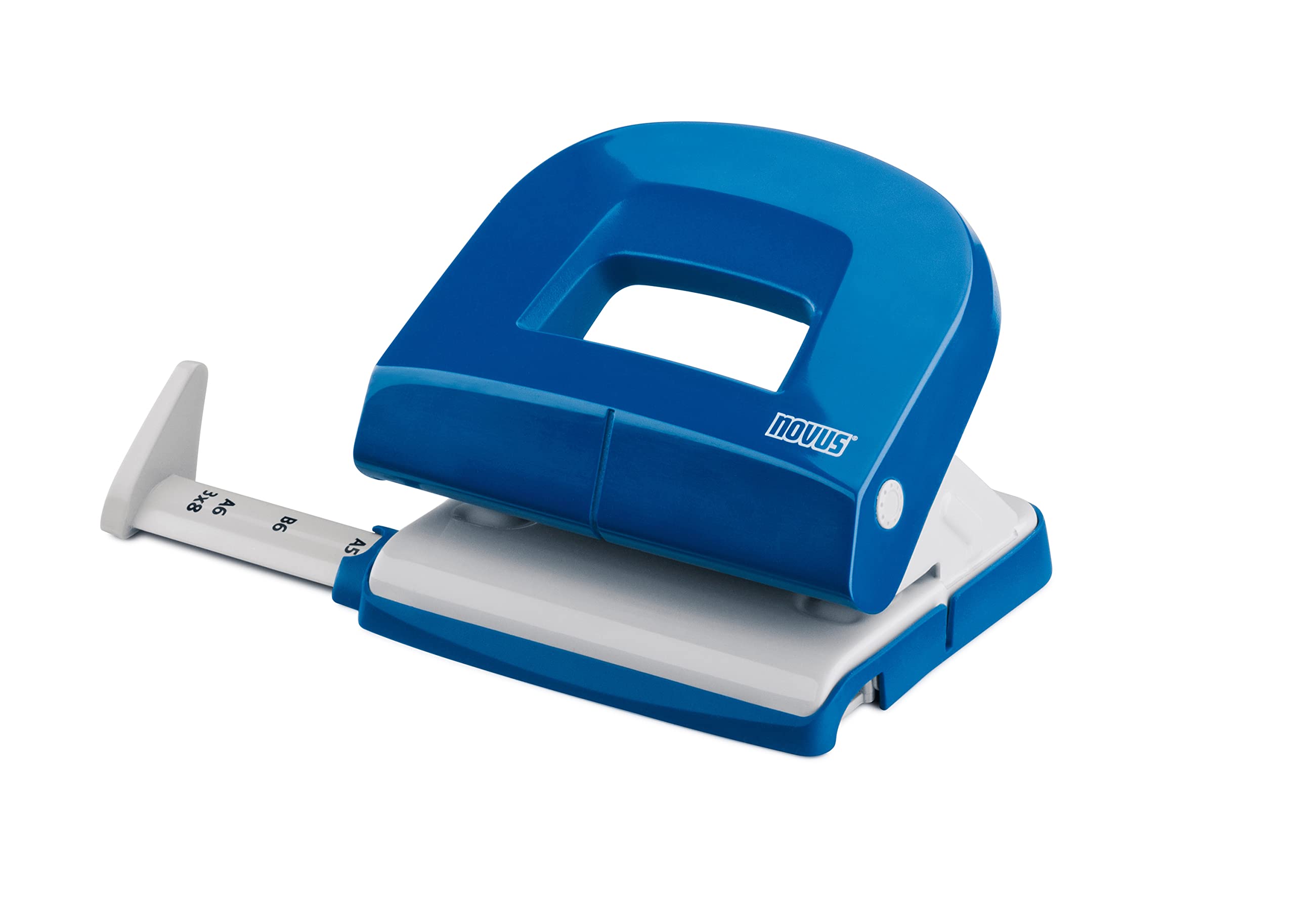 Novus E 216 16 Sheet Capacity Hole Punch - Blue/ Grey