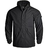 TACTICS ARMOR Men's Winter Jacket Military Tactical Coats Fleece Hooded Outdoor Waterproof Warm Hiking Soft Shell