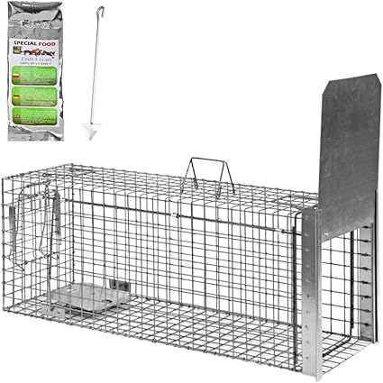 Holtaz Super Starke Falle Marderfalle Katzenfalle Fuchsfalle Biberfalle Tierfalle Kastenfalle Drahtfalle Grosse 80x34x34 Cm Mit Extra Koder Amazon De Garten