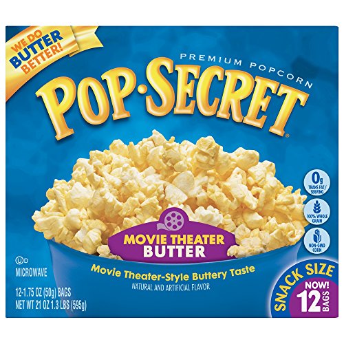 Pop secret popcorn, snack size movie theater butter, 1…