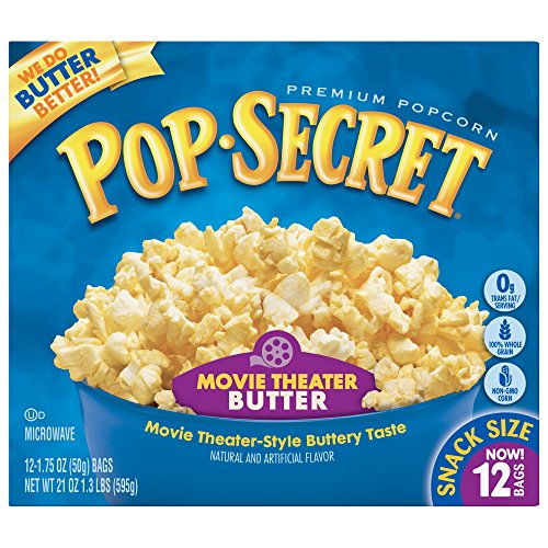 Pop Secret Popcorn, Snack Size Movie Theater Butter, 12 Count, 12 Ct