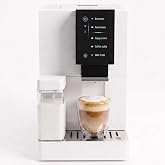 Averno Fully Automatic Espresso Machine with Grinder &amp; Milk Frother, Bean to Cup Coffee Maker for Espresso, Cappuccino &amp; Latte, Stainless Steel Brewing Unit
