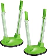 LJHOME 2 Pcs Baggy Rack Clips Adjustable Food Bag Stand Holders Green view 1