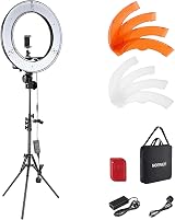 NEEWER Ring Light Kit 18/45cm 55W 5600K Dimmable with Stand Carry Bag view 1