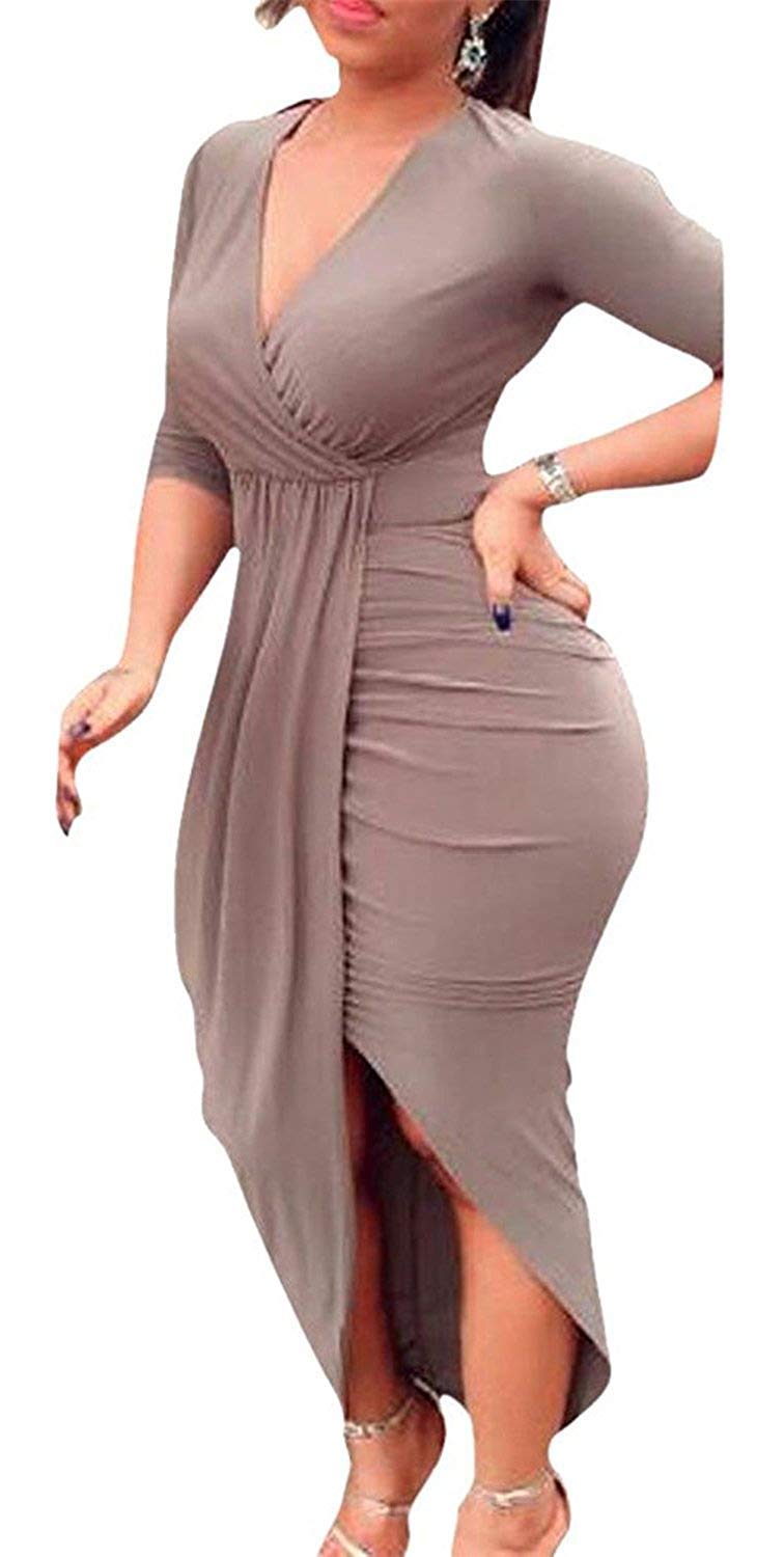 Plus Size Club Dresses for Women Party Night Bodycon Prom Ball Gown