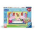Ravensburger Children's Puzzle 12004017 - Zeit zu feiern! - 2x12 Teile Peppa Pig Puzzle für Kinder ab 3 Years