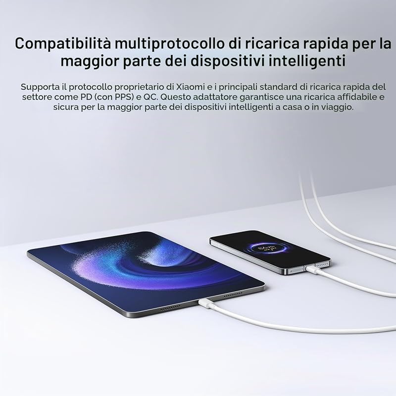 90W Hypercharge Power Adapter 3 Porte Caricatore da parete EU