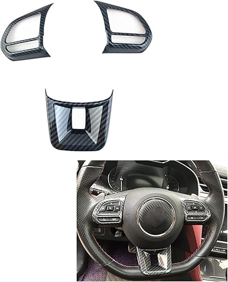 Amazon Co Jp Pure White 3ピース セットabs車のハンドルボタンカバーステッカーの室内装飾フィットmg5 Mg6 Mg Hs Zsカースタイリング Color Name Red 車 バイク