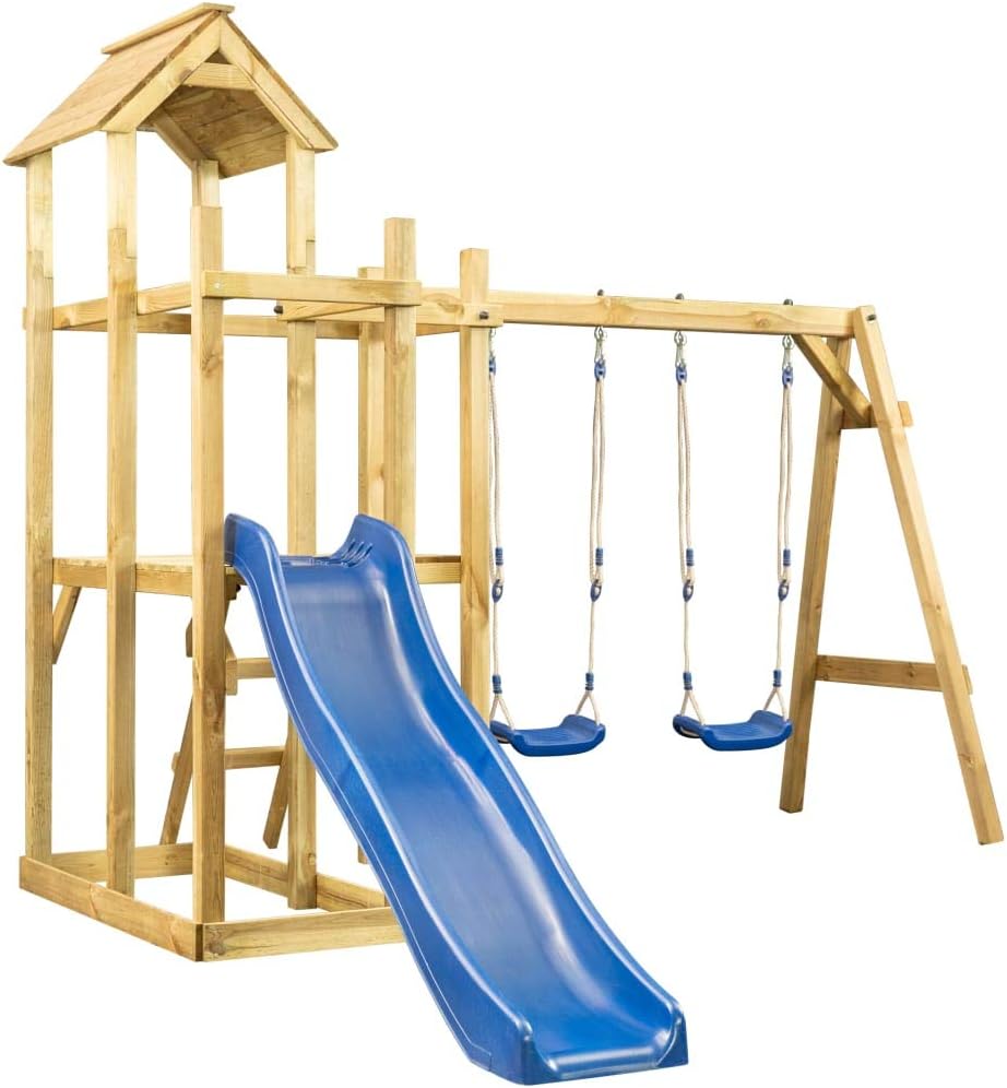 kids playhouse with swing