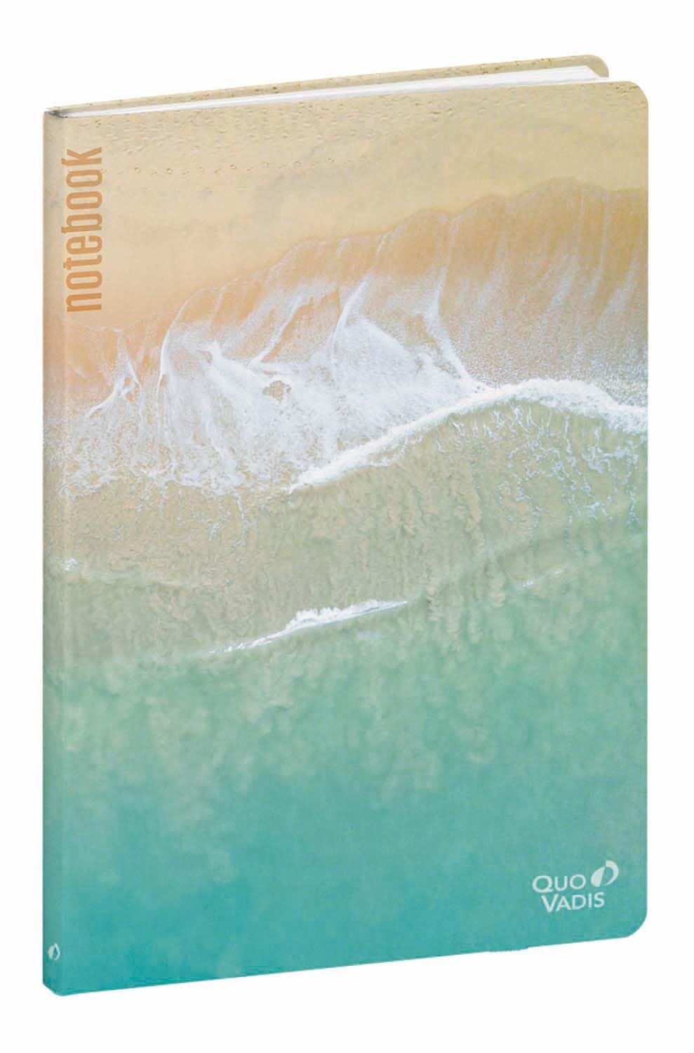 QUO VADIS - Collection: Respire Notebook 24 Recycled Lined 16 x 24 cm Beach
