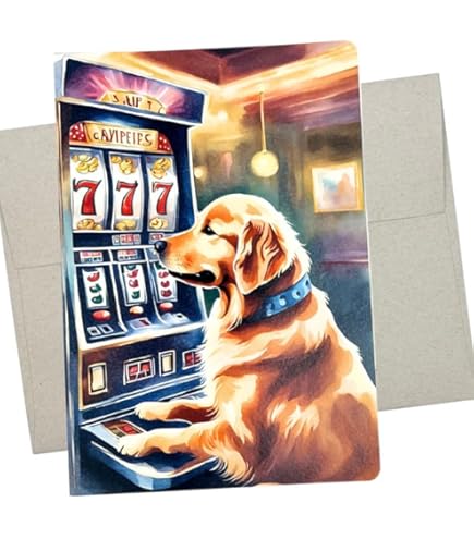 Casino Greeting Card (7X5 Inches, Blank Inside) For Birthday 4 thumbnail image