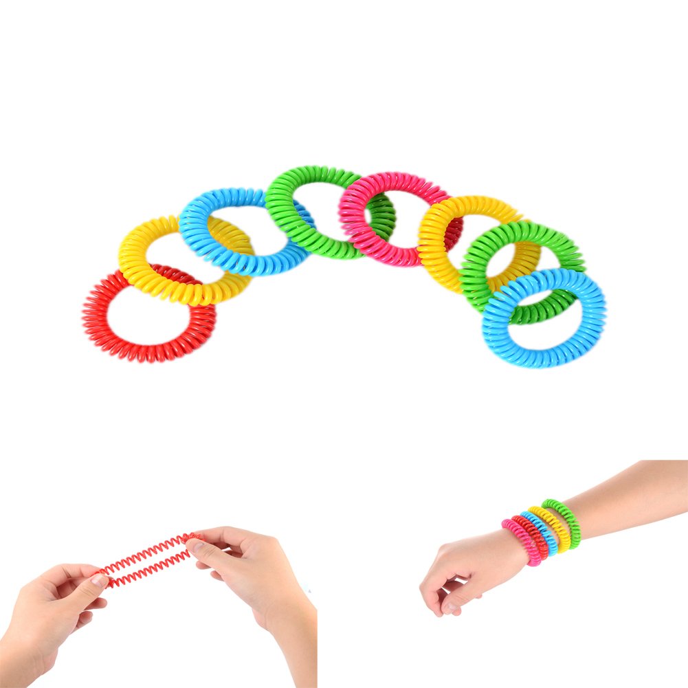 MUITOBOM 15 Pack Natural Mosquito Repellent Bracelets, 250 Hours Per Waterproof Mosquito Bracelets, Mosquito Repellent Mosquito Bands for Kids, Toddler, Adults