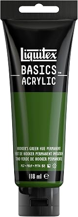 Liquitex Basics Hooker's Green Permanent Hue 118 ml Acrylic Paint