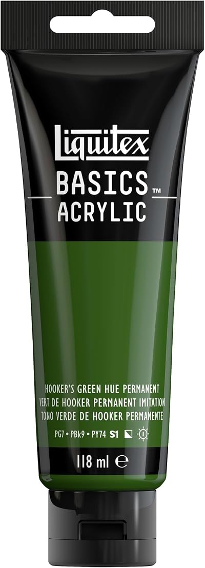 Liquitex Basics Hooker's Green Permanent Hue 118 ml Acrylic Paint