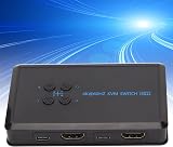 Zunate 4K KVM Switch HDMI 2.0 USB 2.0 PC Hub for Mouse Keyboard Printer view 2