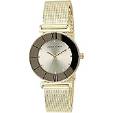 Anne Klein Women's Glitter Accented Mesh Bracelet Watch