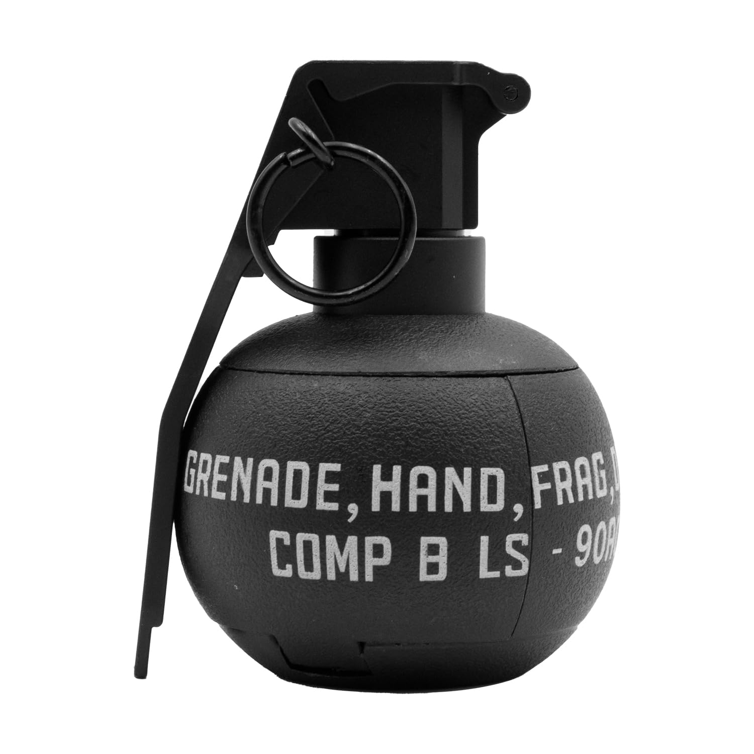 Zhongren Plastic Hand Grenades Toy Dunny Grenade Model Tactcial Airsoft Paintball Army Role Play Prop 14+ (Black)