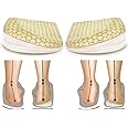 BIGGCOOL Corrective Insoles for Supination & Over-Pronation, Orthotics Medial & Lateral Heel Wedge Inserts for Foot Alignment, Bow Legs, Knee Pain (Beige-3 Layers, L: Women 8-12/Men: 7.5-13)