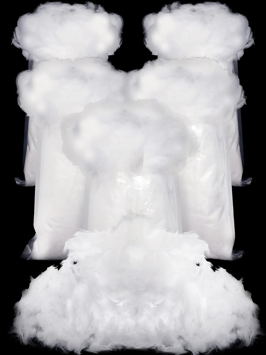 Artificial Snow - Riakrum Christmas Fake Snow Indoor Artificial Snow Fluffy Snow Blanket for Christmas Fake Snow Decor, Tree, Table, Village Display