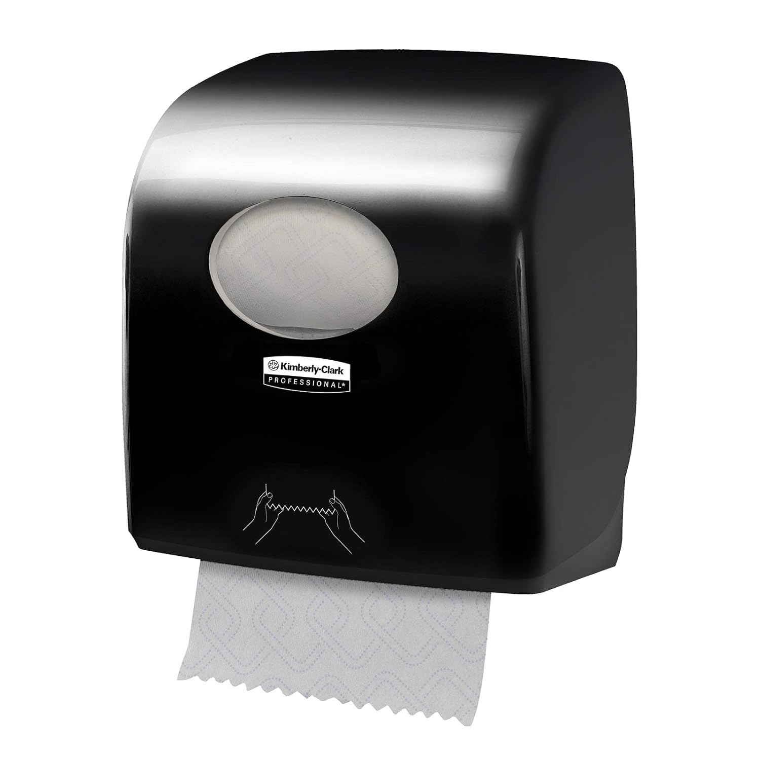 Aquarius 7956 Slimroll Rolled Hand Towel Dispenser, Black, 1 x 1