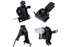 YOUYIEN Engine and Automatic Transmission Mount (4PS).Replaces Part # A4219 A4221 A4218 A4220. Fit for 2003-2008 Corola & 2003-2008 Matrix & 2003-2008 Pontiac Vibe(1.8L 4Cylinder ).