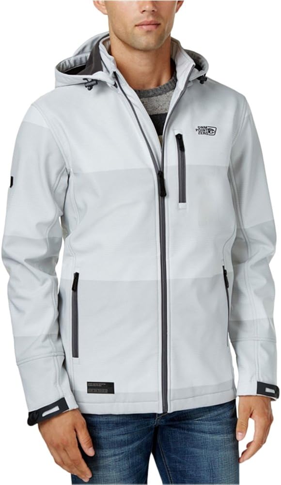 Point Zero Mens Weather Protection Windbreaker Jacket, Grey