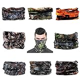 9 PCS Outdoor Magic Headband Elastic Seamless Bandana Scarf UV Resistence Sport Headwear