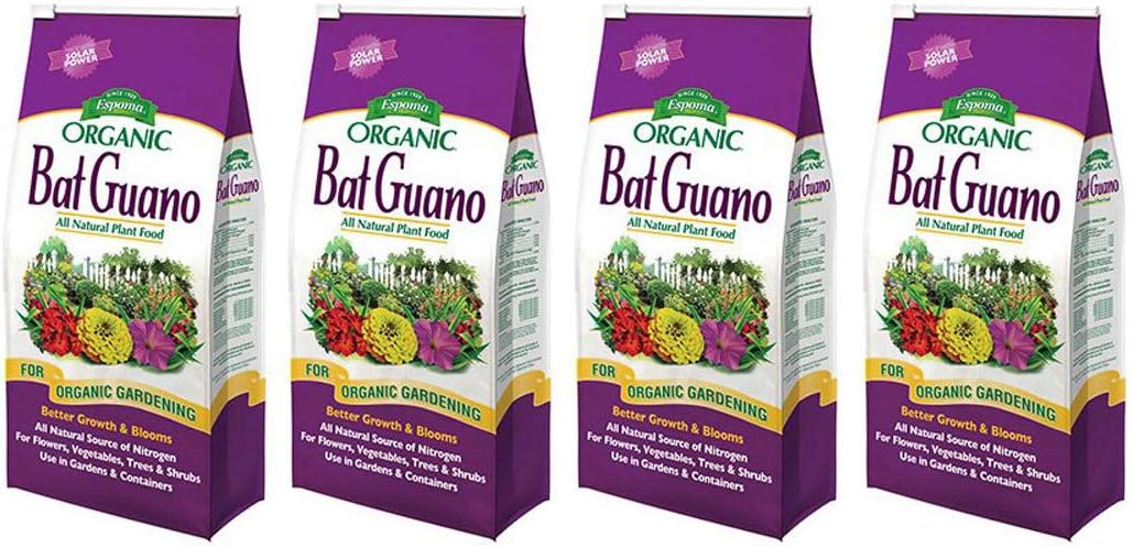 Espoma BG1 Organic 10-3-1 Bat Guano Fertilizer, 1.25 lb (4-(Pack))