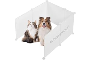 MEEXPAWS Cat Litter Box Enclosure Splash Guard, Light Weight Plastic Pee Shields Extra Large Easy Clean (1)