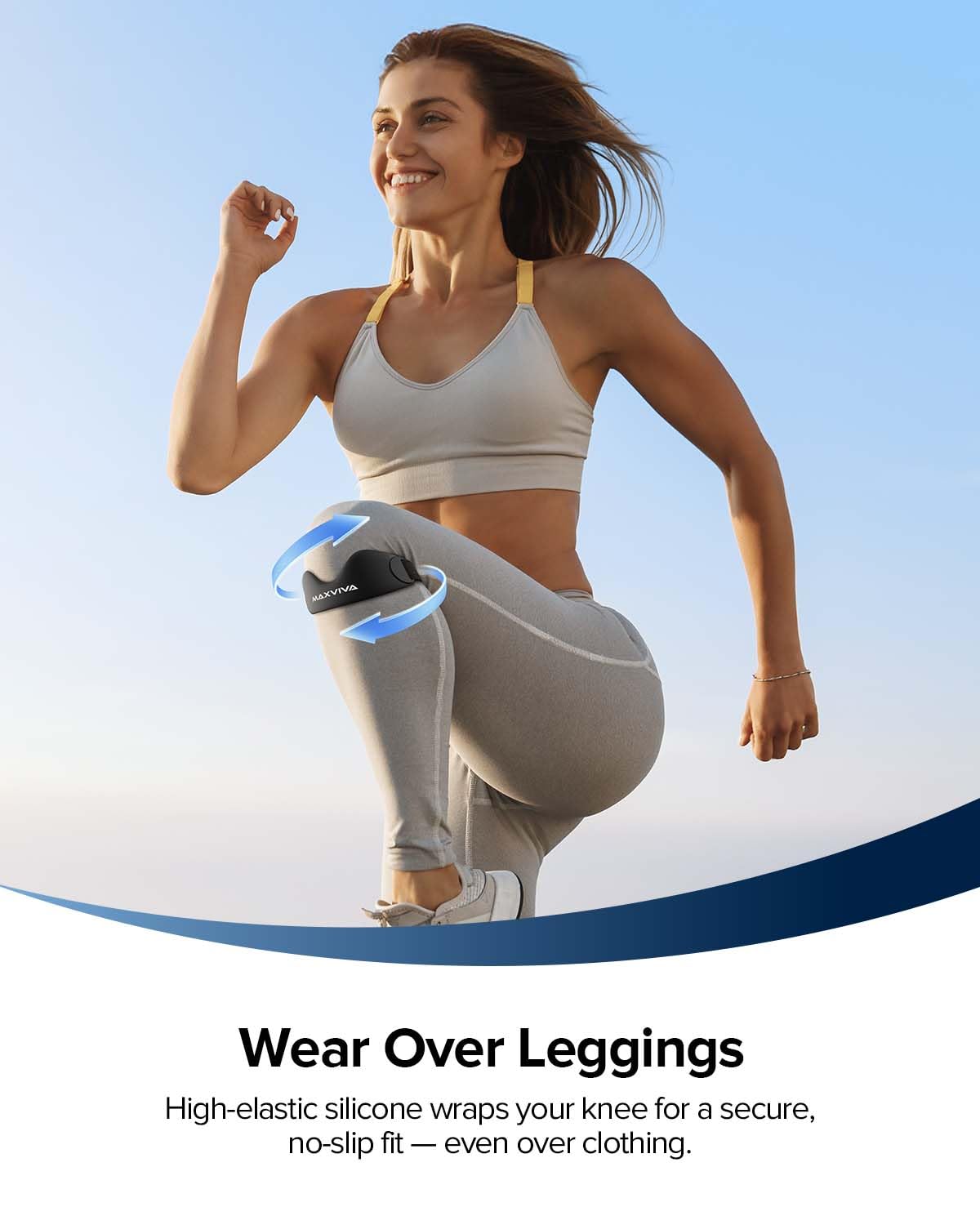 Patellar Tendon Support Strap 2 Pack, Knee Brace for Women & Men, Patella Band for Running Hiking Basketball Gym Fitness Tennis Badminton Cycling, Offers Relief from Meniscus Tear and Knee Pain. Black