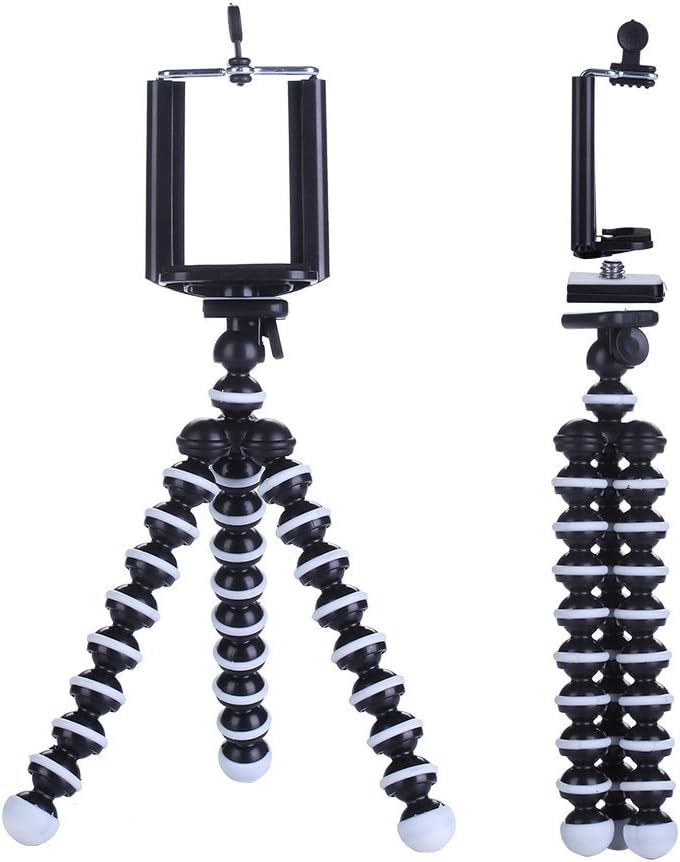 Rienar Octopus Style Flexible Portable and Adjustable Tripod Stand Holder for Small Camera Smart iPhone Cellphone : Camera & Photo