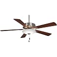 Minka Aire Contractor Uni-Pack Led 52-in Polished Nickel with Silver