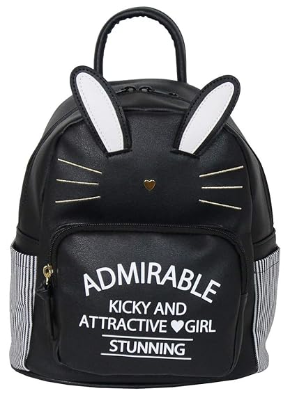 Amazon ルーズリィ ミニリュック 女の子 小学生 うさロゴ ミニ