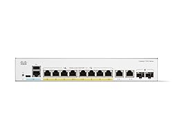 Cisco Catalyst 1300-8P-E-2G Managed Switch, 8 Port