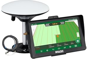 Tractor GPS Navigator, Agricultural Harvester GPS Navigator with 7" Touch Screen Suitable for Plowing and Sowing farmland Act