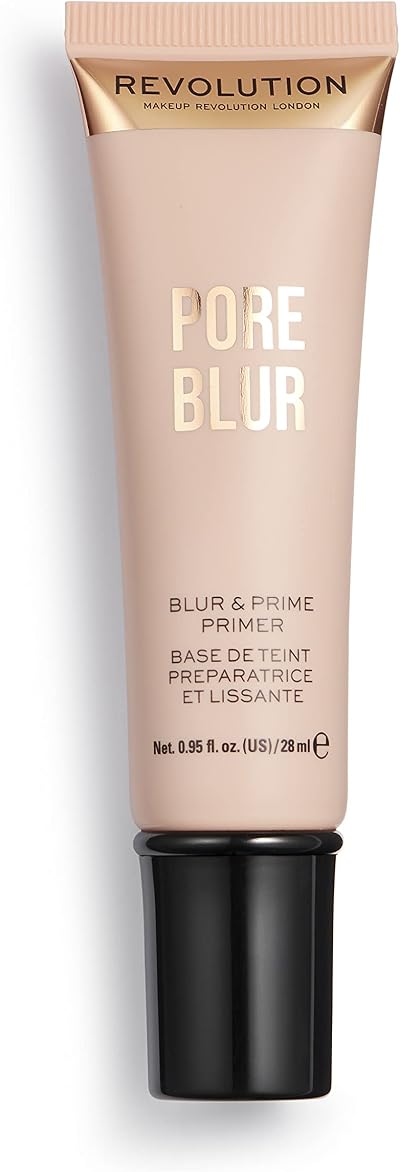Revolution Beauty London Pore Blur Primer 28ml Peach Gel Anti-Pore Base
