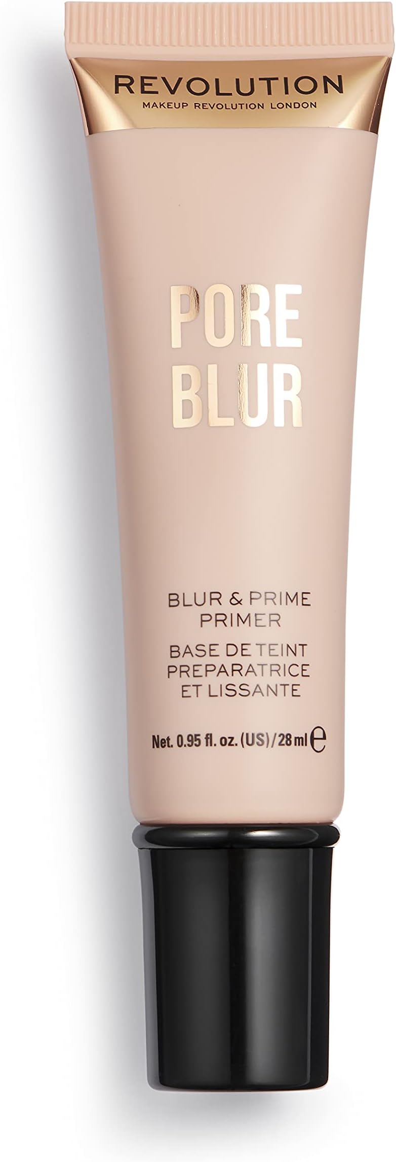 Revolution Beauty London Pore Blur Primer 28ml Peach Gel Anti-Pore Base
