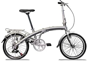 Silver Ace 20" - SOLOROCK 20" 7 Speed Aluminum Folding Bike