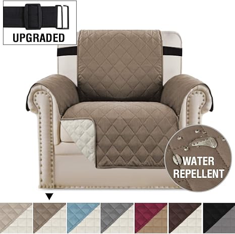 Premium Reversible Chair Couch Covers For Dogs Seat Width Up To